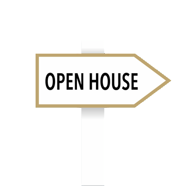 Open House Sign GIF Sticker